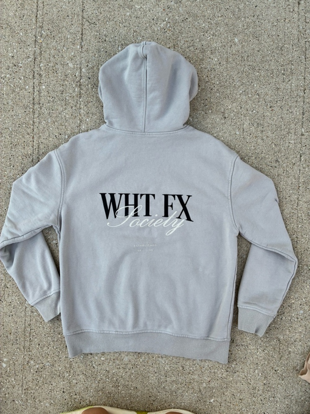 White Fox Women's Hoodie Small Medium